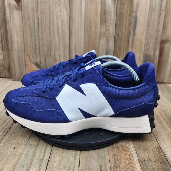 New Balance Other - Mens New Balance 327 Size 11.5 Victory Blue White Suede Athletic Sneakers Shoes